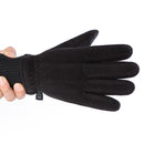 Warm Fleece Touch Screen Outdoor Cycling Windproof Gloves for Men (Black) Newly