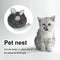 Cute Plush Cat Beds Cozy Breathable Portable Cat Kennel Comfortable Pet Suppl