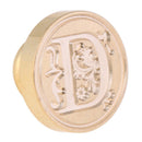 Ancient English Alphabet Letter Metal Seal Wax Stamps Sticks Candles Set (D