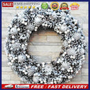 Full Round Drill Diamond Painting Kit Snowflake Wreath Rhinestone Drawing Dec