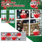 Christmas Deer Window Glass Stickers Home Mirror Stickers Snowflake Wall Door~