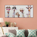 Giraffes Oil Paint By Numbers Kits DIY Handpainted on Canvas Wall Art Picture