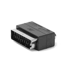 Game Adapter Input Plug 21PIN Scart Male to 3RCA Female For PS4 WII DVD VCR