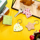 Sublimation Blank Keychain MDF Material Blank Key chain Key Rings Present