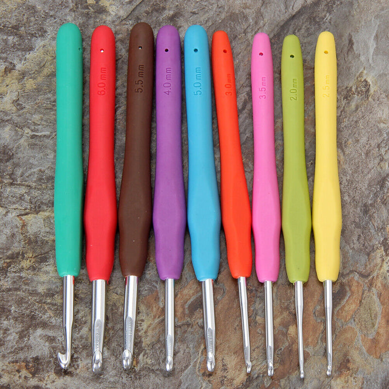 17 Sizes Knitting Crochet Tools Hook Needles Meshing Knitting Craft Crochet In