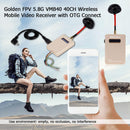 Golden FPV 5.8G VMB40 40CH Wireless Mobile Video Receiver with OTG Connect Newly