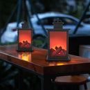 Flame Effect LED Lights Battery Simulated Fireplace Halloween Xmas Outdoor Decor