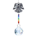 Crystal Metal Angel Hanging Pendant Home Garden Car Decor (A)