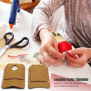 Leather Needlework Finger Cover Tip Quilting Sleeve Finger Protect Sewing Tools