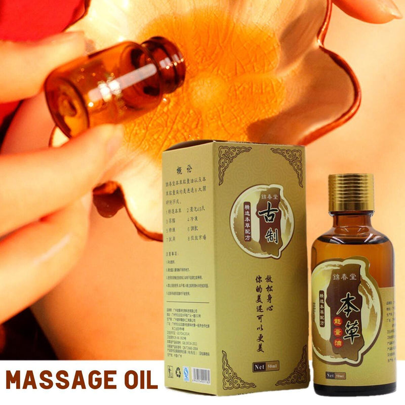 50ml Herbal Massage Essential Oil Through The Meridian Active Joint Energy Oil`