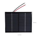 12V 1.5W Solar Panel Epoxy Polycrystalline Silicon DIY Battery Power Charge