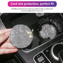 Silicone Round Non-slip Coaster - Car Accessory & Shinning Decor (White) Newly