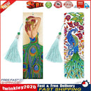 2pcs 5D Special Shape Diamond Painting Bookmark Mosaic Leather Page-Marker Newly