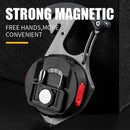 Multi-function COB LED Flashlight Rechargeable Keychain Camping Emergency Lig