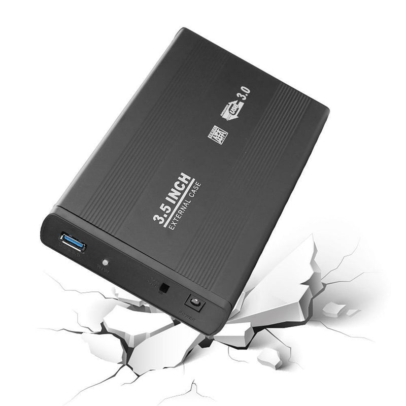 3.5"inch USB 3.0 SATA SSD Hard Drive External Enclosure HDD Mobile Disk Box Case