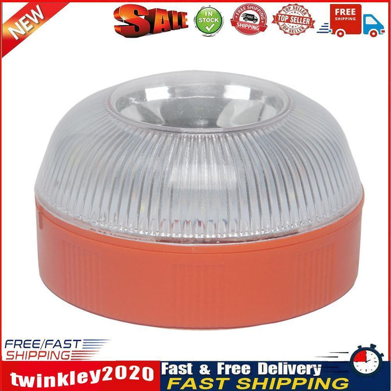 V16 LED Strobe Car Beacon Light Rechargeable Bike Magnetic Induction Lamp Newly