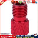 MTB Bike Valve Converter Bicycle Presta to Schrader Valve Adapter (Red) Newly