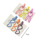 Colourful Geometric Hair pin 3pcs Set Side Hair Clip Hairpins BB Clips