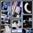 PC Case Extension Wire 24Pin Mainboard+CPU(4+4)8PIN +2xGPU(6+2)8PIN (White)