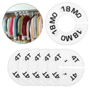 accessorie hanging organizer Round Hangers Baby clothes clothing size dividers