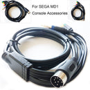 64Bit RGB/RGBS Audio Video Cable Link Replacement for MD1 Game Console Accessories