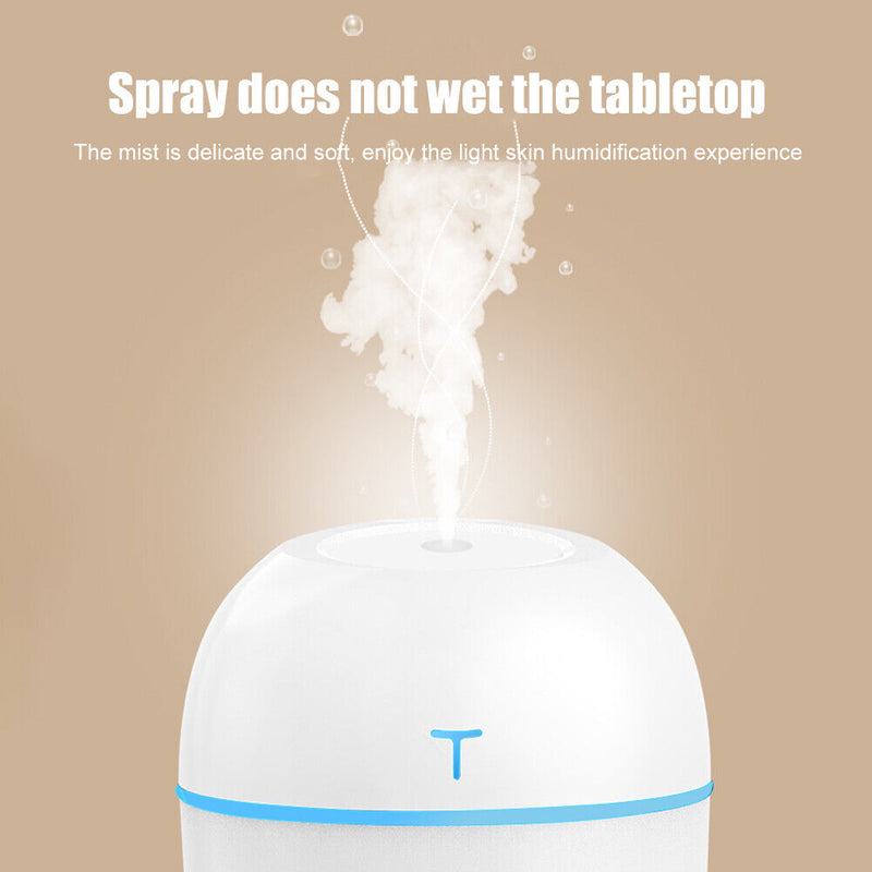 200ml Mini Air Humidifier USB Essential Oil Diffuser Car Purifier Mist Makers