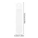 5PCS Can Be Hung Frosted Round Glossy Pencil Bag Pen Pouch Translucent Plastic