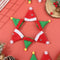 Decoration Xmas Decor Santa Claus Hat Lollipop Top Topper Cover Elf Hat