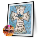 5D DIY Full Drill Diamond Painting Cross Embroidery Mosaic Craft Kit Home Dec