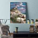 11CT Stamped Print Canvas Artworks Decor Full Cross Stitch Embroidery Painting