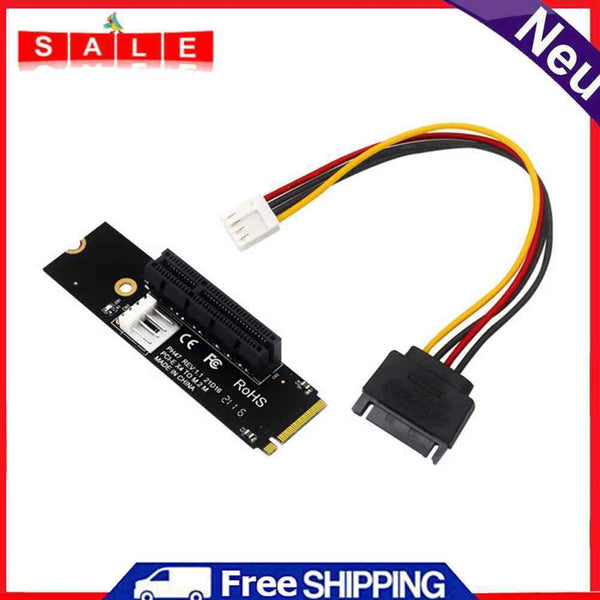 M.2 SSD NGFF to PCI-E X4 PCI-Express X1/X4/X8/X16 with Cable Set