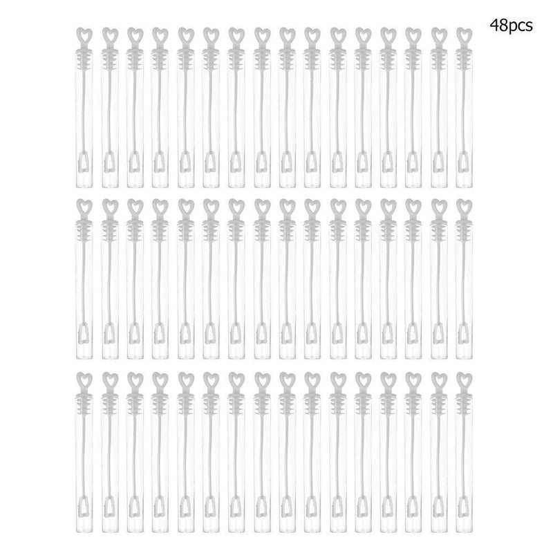 48pcs Empty Bubble Soap Bottles Wedding Birthday Party Decoration Kids Toys