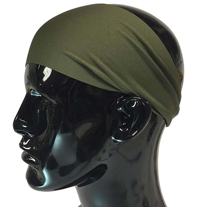 Wicking Running Cycling Elastic Pure Color Fitness Headband Men Sports Headband
