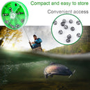 Metal Open Bite Plumpum Box Set Bare Fishing Clip Drop Biting Round Plumb Bob