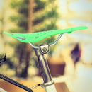 Plastic Bike Hollow Saddle Seat Cushion for Outdoor MTB Cycling (Green)