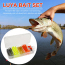 49pcs Jigs Lead Hook Soft Fishing Lures Set Crankbait Bionic Bait Tackle
