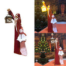Crafts Santa Claus Cute Raise lantern Snowman Christmas Ornaments Take the book