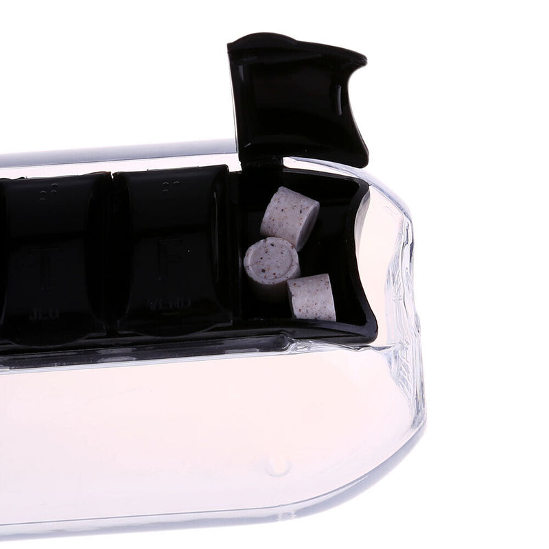 2 in 1 Daily Pill Box Water Bottle Combine Pillbox Cup Outdoor Medicine Drinking