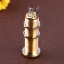 50x15x15mm Brass Guitar Pin Female Output Socket End Plugs for e-Bass Te