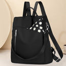 Retro Women Oxford Cloth Anti-theft Backpack Waterproof Large Capacity Knapsacks