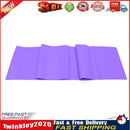 Elastic Yoga Stretch Strap Strength Training Resistance Band (Purple 1.5m) Newly