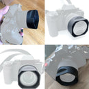 Square Metal Bayonet Lens Hood for Fuji XC35F2/XF35F2/XF23F2.