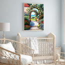 Garden Landscape Frameless DIY Oil Paint by Numbers Kit Handpainted Artwork