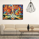 Paint By Numbers Dazzling Eiffel DIY Digital Oil Painting Modern Wall Room Art