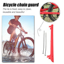 Bicycle Chainstay Protector Cover Thick Rubber Bike Chain Stay Guard (Red) Newly