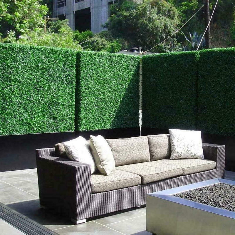 Plant Artificial Mat Greenery Wall Hedge Grass Fence Panel Decor Foliage U hot.