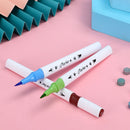 Permanent Highlighter Pen Watercolor Marker Double-ended Fineliners pen