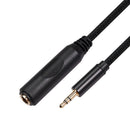 3.5mm Male to 6.35mm Female Cable 1/8 to 1/4 Stereo Audio Adapter (1.5m) Newly