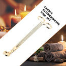 Stainless Steel Candle Wick Trimmer Oil Lamp Trim Scissor Cutter Snuffer Tool