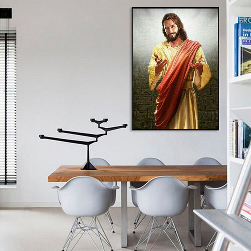 5D DIY Full Drill Diamond Painting Religion Cross Stitch Embroidery Mosaic Kit